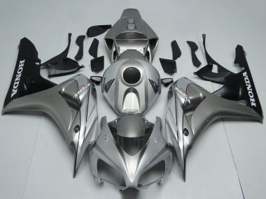 Argent Noir Mat Carénages Moto Honda CBR1000RR 2006-2007 Pas Chère