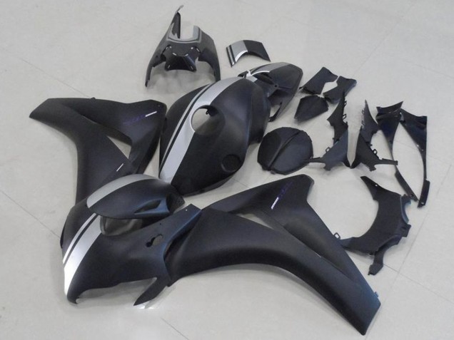 Noir Mat Argent Carénage Moto Honda CBR1000RR 2008-2011