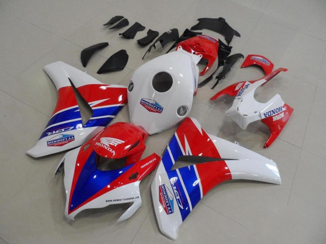Blanc Rouge Bleu TT Legends Motul Carénage Moto Honda CBR1000RR 2008-2011