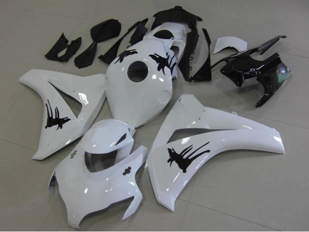 Blanc Noir Spécial Décalque Carénage Moto Honda CBR1000RR 2008-2011