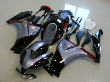 Gris Rouge Noir Brillant Carénage Moto Honda CBR1000RR 2012-2016 Pas Chère