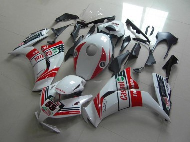 Blanc Rouge Vert Castrol Carénage Moto Honda CBR1000RR 2012-2016 Pas Chère