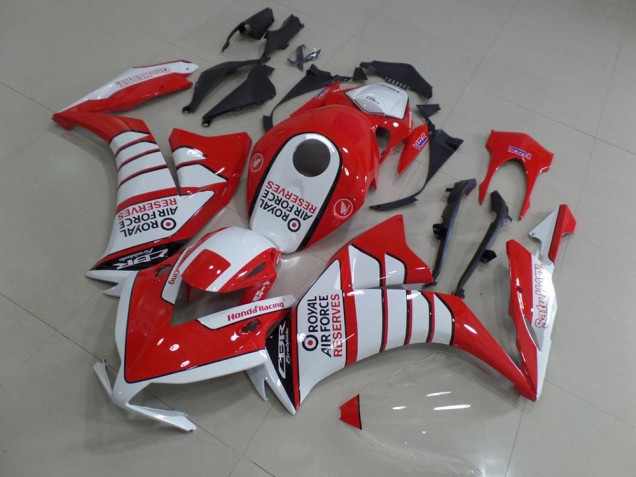 Blanc Rouge Ailes Carénage Moto Honda CBR1000RR 2012-2016