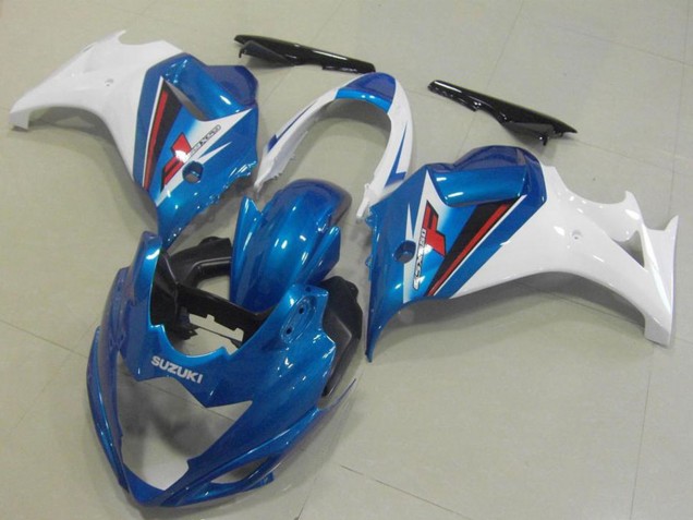 Blanc Bleu Carénage Moto Suzuki GSX650F 2008-2013