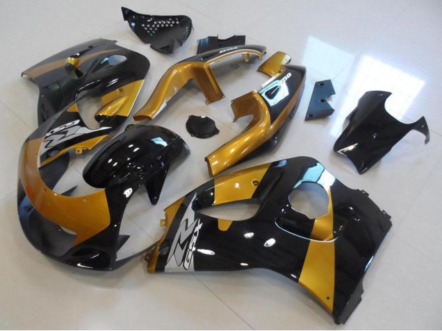 Or Noir Carénage Moto Suzuki GSXR 600 1996-2000