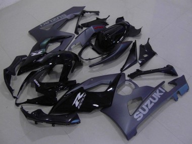Noir Brillant Noir Mat Kit Carénage Moto Suzuki GSXR 1000 2005-2006 Pas Chère