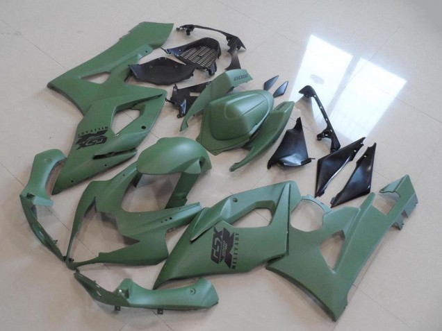 Vert Mat Armée Carénage Moto Suzuki GSXR 1000 2005-2006