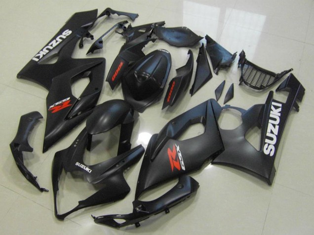 Noir Mat Blanc Rouge Carénage Moto Suzuki GSXR 1000 2005-2006