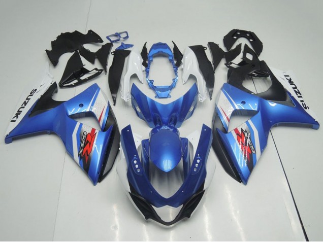 Bleu Clair Bleu Blanc Noir OEM Style Carénage Moto Suzuki GSXR 1000 2009-2016