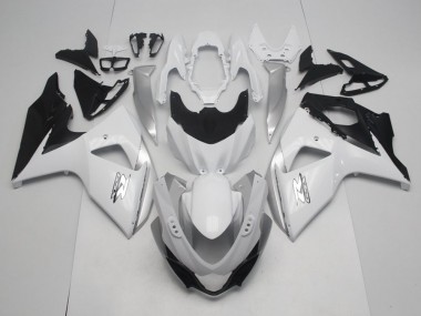 Blanc Noir OEM Style Carénage Moto Suzuki GSXR 1000 2009-2016 Pas Chère