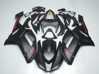 Noir Mat Rouge Sticker Carénage Moto Kawasaki ZX6R 2007-2008 Pas Chère