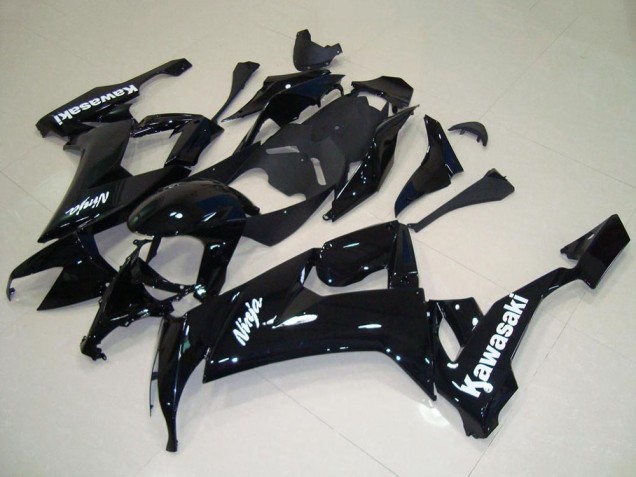 Noir Brillant Blanc Décalque Carénages Moto Kawasaki ZX10R 2008-2010