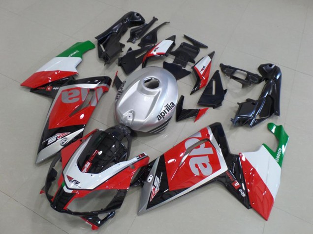 Rouge Blanc Noir Argent Vert Carénage Moto Aprilia RS125 2006-2011