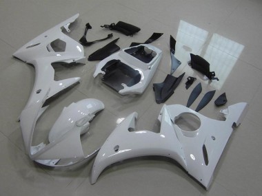 Blanc Brillant Carénage Moto Yamaha YZF R6 2003-2004 Pas Chère