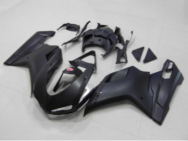 Noir Mat Carénage Moto Ducati 848 2007-2014 Pas Chère