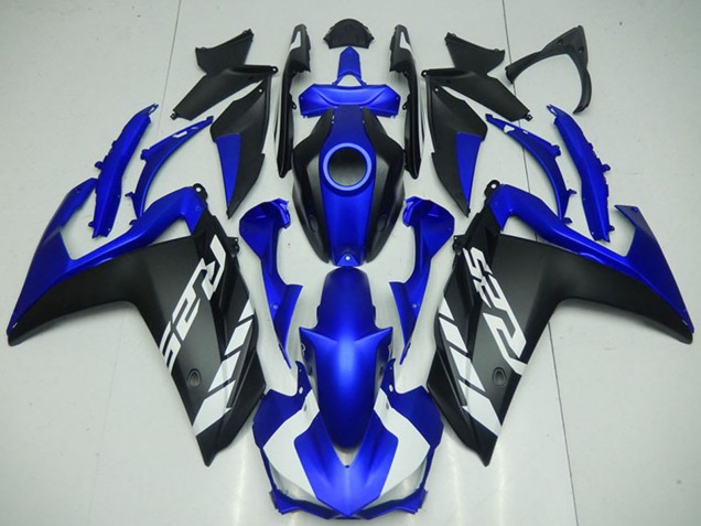 Bleu Noir Mat Carénage Moto Yamaha YZF R3 2015-2018