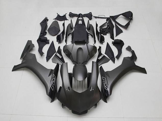 Noir Mat Noir Brillant Carénage Moto Yamaha YZF R1 2015-2019