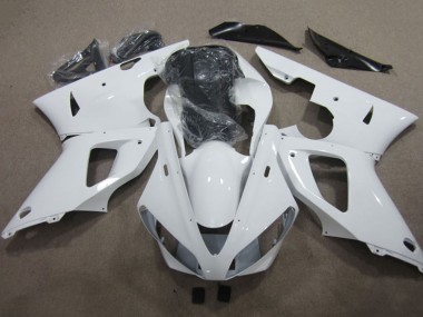 Blanc Brillant Carénage Moto Yamaha YZF R1 2000-2001 Pas Chère