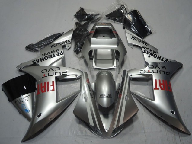 Argent Rouge Fiat Carénage Moto Yamaha YZF R1 2002-2003
