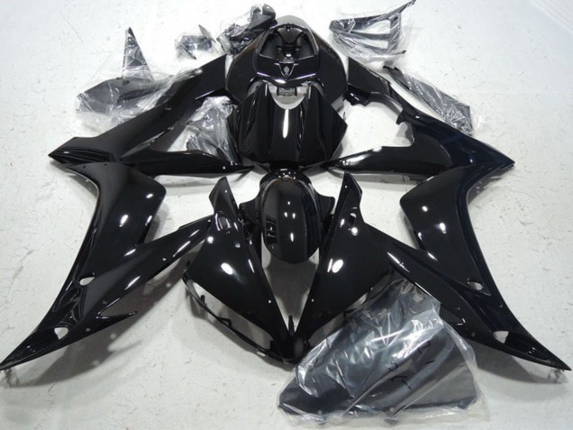 Noir Brillant Carénage Moto Yamaha YZF R1 2004-2006