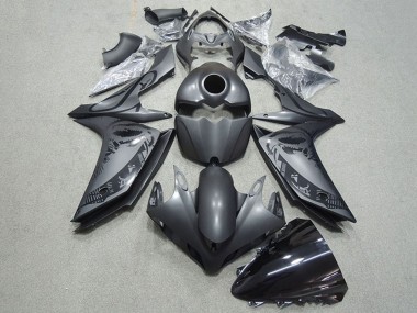 Noir Mat Carénage Moto Yamaha YZF R1 2007-2008 Pas Chère