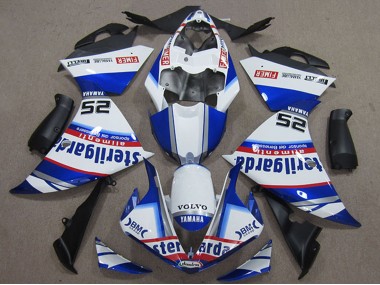 Blanc Bleu Rouge Noir Fimer Sterilgarda Carénage Moto Yamaha YZF R1 2012-2014 Pas Chère