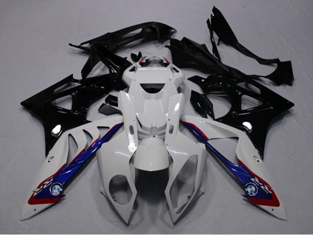 Blanc Bleu Noir Brillant Carénage Moto BMW S1000RR 2009-2014