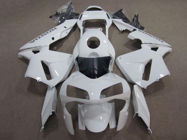 Blanc Carénage Moto Honda CBR600RR 2003-2004