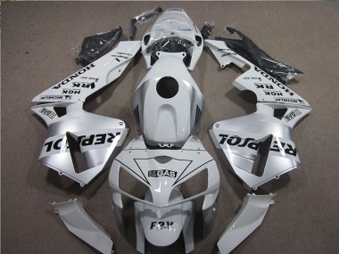 Blanc Noir Repsol Carénage Moto Honda CBR600RR 2005-2006 Pas Chère