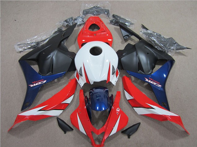 Blanc Rouge Bleu Noir Mat Carénages Moto Honda CBR600RR 2009-2012