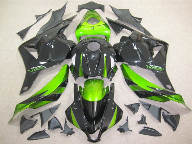 Vert Noir Brillant Carénages Moto Honda CBR600RR 2009-2012