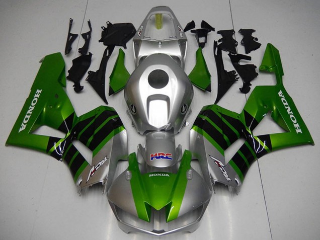 Argent Vert Noir Brillant HRC Carénage Moto Honda CBR1000RR 2012-2016