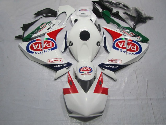 Blanc Rouge Bleu Vert PATA Carénage Moto Honda CBR1000RR 2012-2016