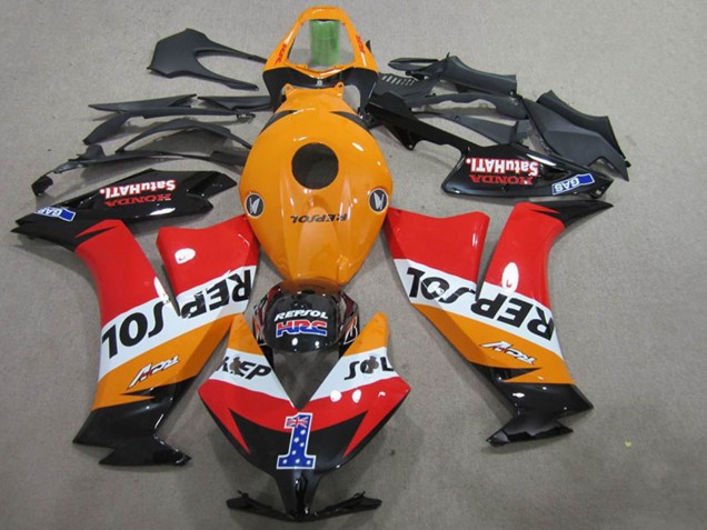 Orange Blanc Rouge Noir Brillant Repsol 1 Carénage Moto Honda CBR1000RR 2012-2016