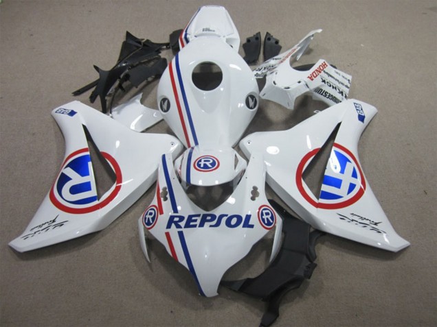 Blanc Rouge Bleu Repsol Carénage Moto Honda CBR1000RR 2008-2011