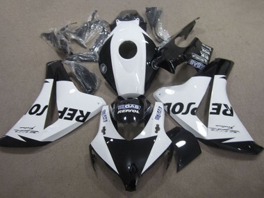Blanc Noir Brillant Repsol Carénages Moto Honda CBR1000RR 2008-2011 Pas Chère