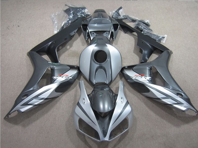 Argent Gris Noir Mat Fireblade Carénage Moto Honda CBR1000RR 2006-2007