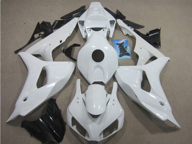 Blanc Carénage Moto Honda CBR1000RR 2006-2007