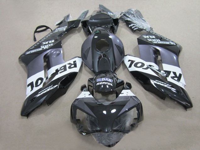 Noir Brillant Blanc Gris Repsol Carénage Moto Honda CBR1000RR 2004-2005