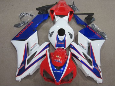 Blanc Rouge Bleu HRC Kits Carénages Moto Honda CBR1000RR 2004-2005 Pas Chère