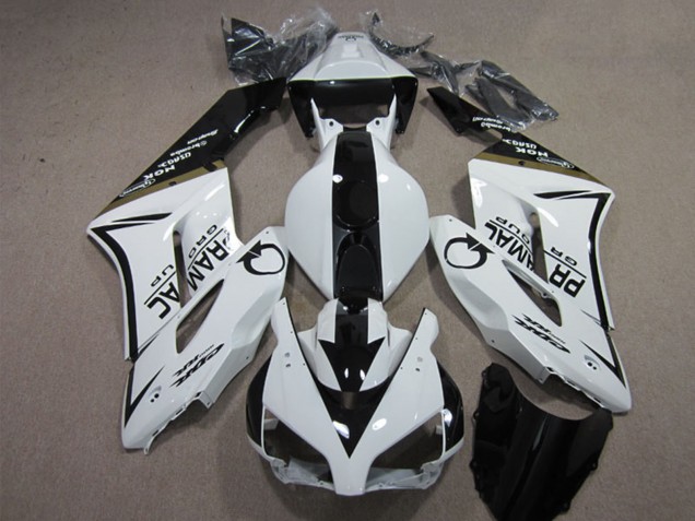 Blanc Noir Brillant Pramac Carénage Moto Honda CBR1000RR 2004-2005