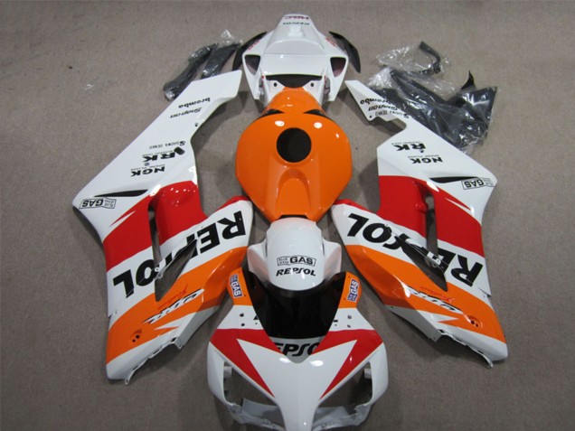 Blanc Orange Rouge Noir Repsol Carénage Moto Honda CBR1000RR 2004-2005