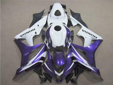 Blanc Violet Carénage Moto Honda CBR1000RR 2004-2005 Pas Chère