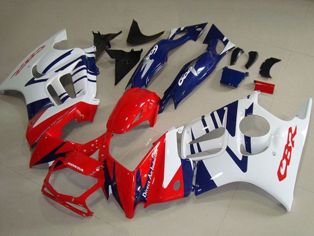 Blanc Rouge Bleu Carénage Moto Honda CBR600 F3 1995-1996
