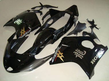 Noir Brillant Carénages Moto Honda CBR1100XX Blackbird 1996-2007 Pas Chère