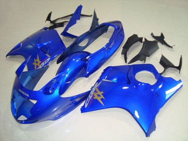 Bleu Carénages Moto Honda CBR1100XX Blackbird 1996-2007 Pas Chère