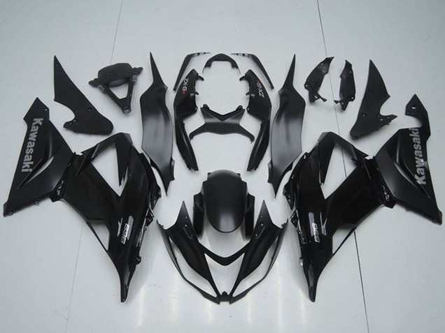 Noir Mat Kits Carénages Moto ABS Kawasaki ZX6R 2013-2018