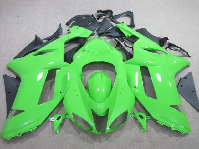 Vert Carénage Moto Kawasaki ZX6R 2007-2008
