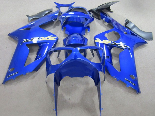 Bleu Carénages Moto Kawasaki ZX6R 2003-2004