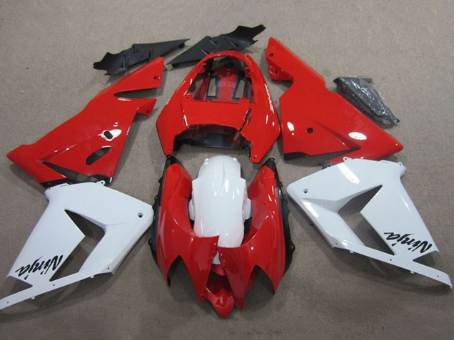 Rouge Blanc Ninja Carénage Moto Kawasaki ZX10R 2004-2005